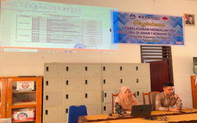 Tingkatkan Kompetensi Guru, SMAN 1 Konsel Gelar Pelatihan Pembelajaran Mendalam